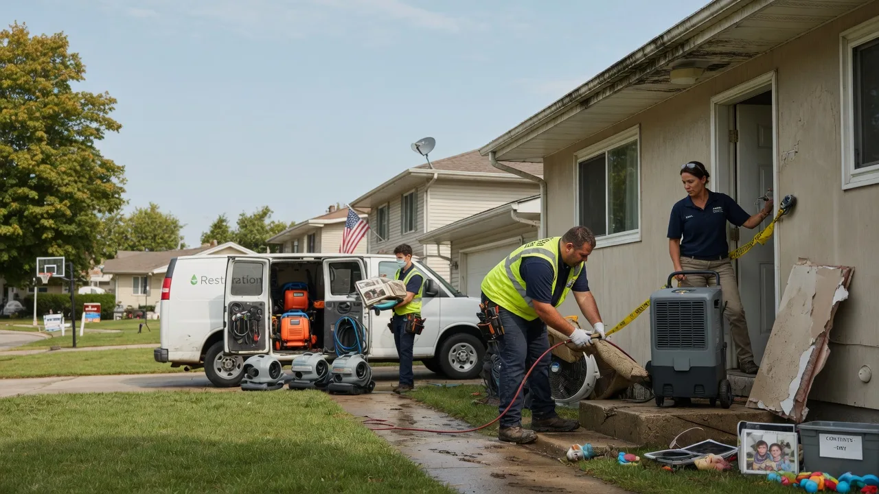Water Damage Restoration in Olmsted, IL near me